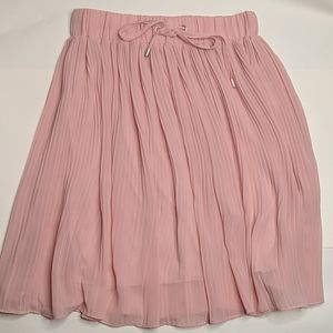Forever 21 Small Pink Pleated Skirt
